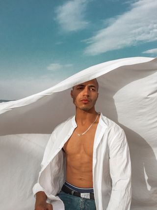 New face maschile modello Hamza from Marocco