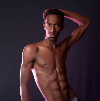 Professional model male model Edwin from Kenya
