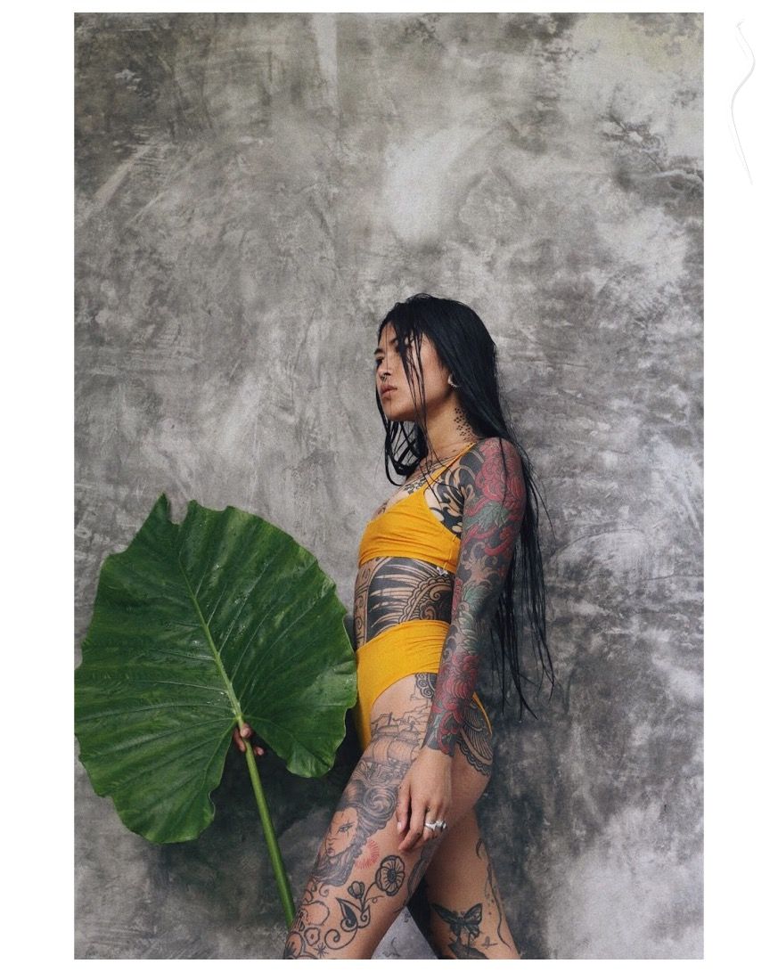 Tattoo model Anh Wisle | France