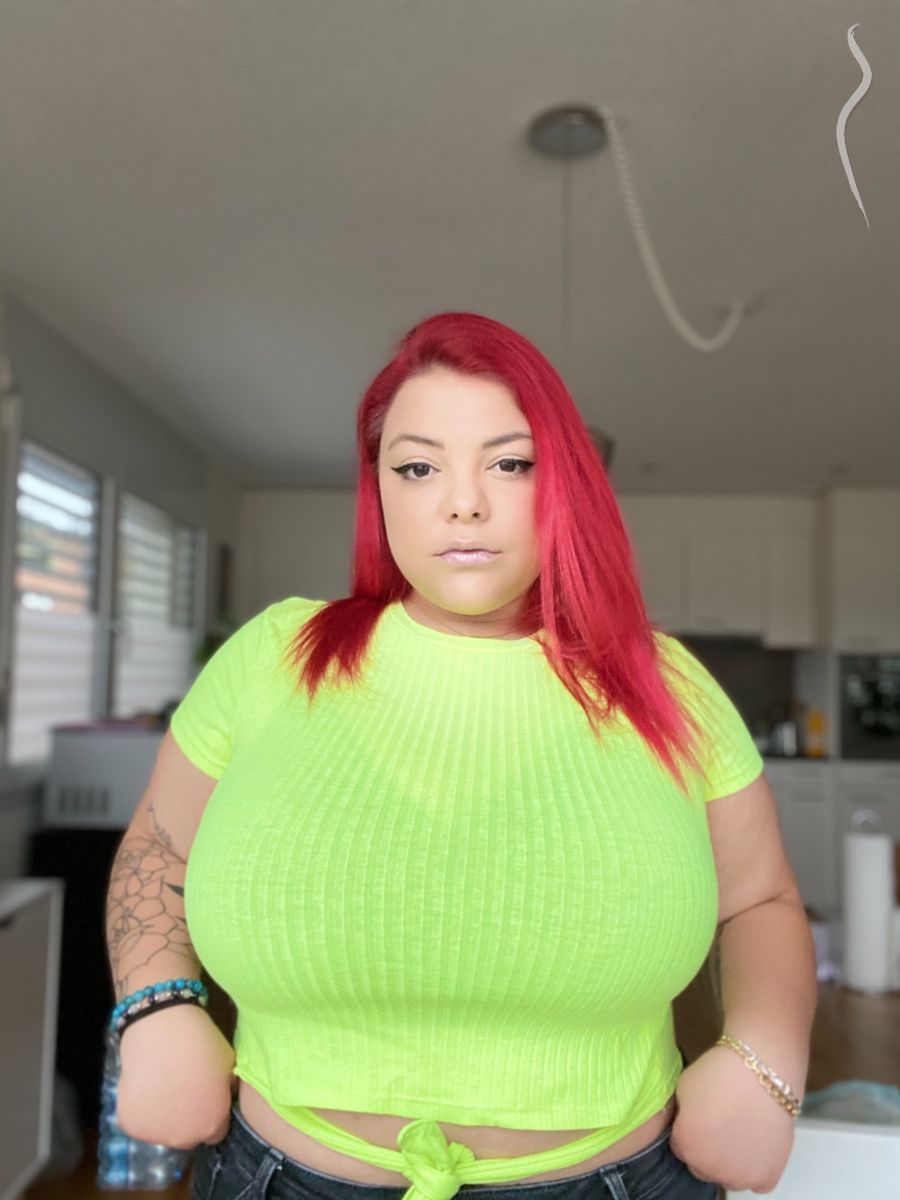 Red hair bbw