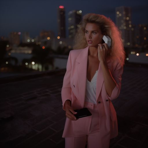 80s Miami Vice Inspired Photoshoot