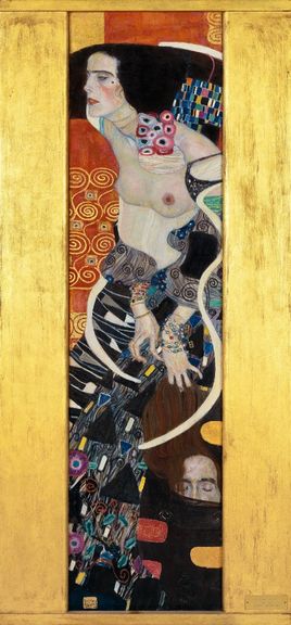 Art shoot in the style of Gustav Klimt