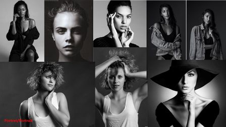 Female Model for Studio Portrait Photography