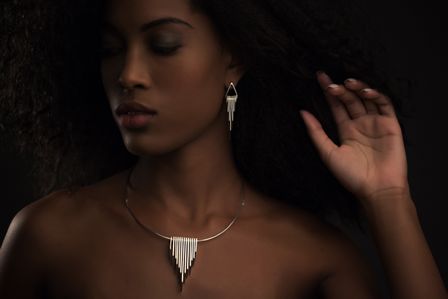 Female Model of Jewelry Brand Photoshoot