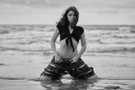 Beach Topless Denim - TFP Photoshoot