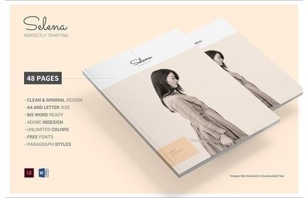 Mockup industry Catalog/look-book.