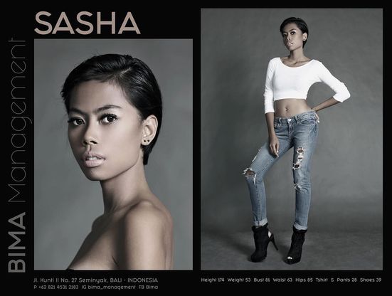 New Face weiblich Model Sasha from Indonesien