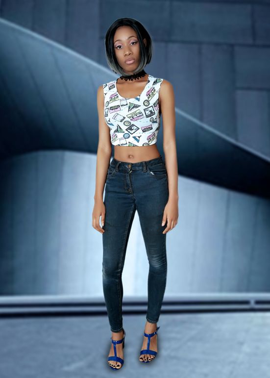 New face femme Mannequin Michelle from Nigeria