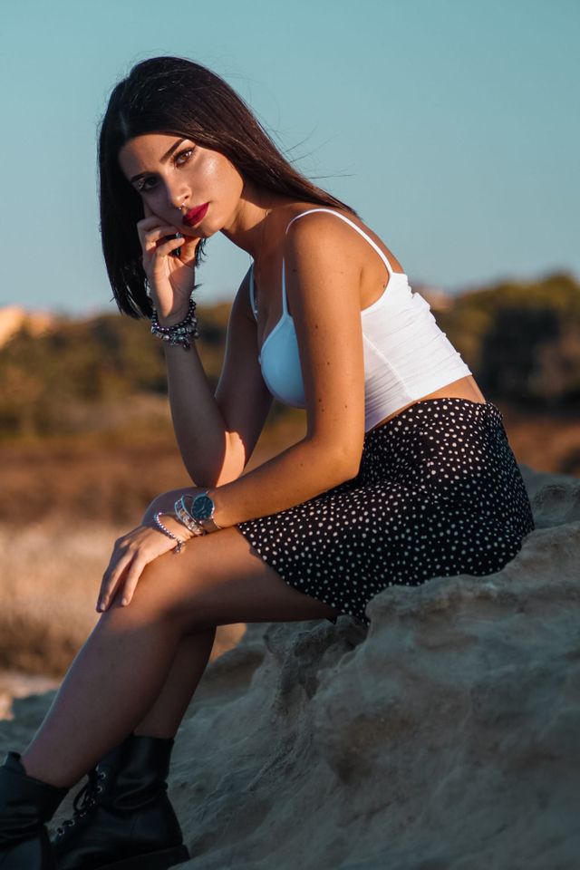 Giulia - a model from Porto Torres, Italy