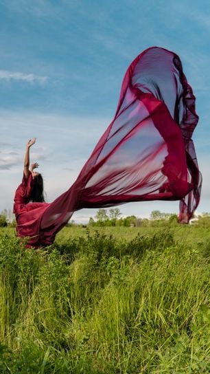 Flying Dress Photoshoot - Venice